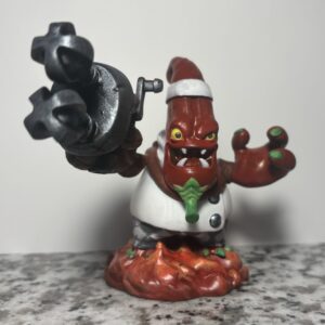 A custom Figure of Chef Pepper Jack, one of the boss battle Characters from the Skylanders series