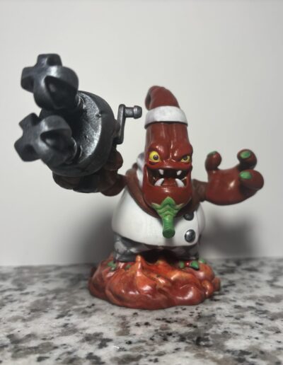 A custom Figure of Chef Pepper Jack, one of the boss battle Characters from the Skylanders series
