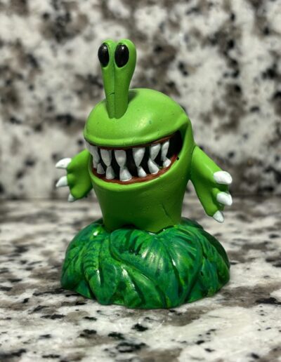Figure of a Chompy figure, one of the most common enemies found in the skylander series. The Chompy is one of the green variants