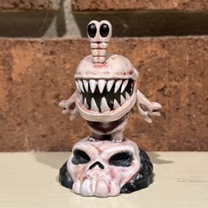 Figure of a Bone Chompy figure, one of the minor villains in the skylander series. The Chompy is one of the undead variants