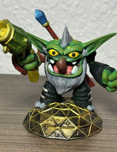 Custom Figure of Sniper, a scrapped character found in beta versions of the early Skylanders games.
