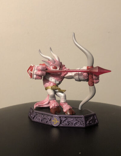 A custom repaint of Buckshot from skylanders, made to recreate the scrapped valentines day variant of the character.