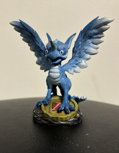 Custom figure of Debug minion, a tester character found in early skylander games that uses the whirlwind character model.